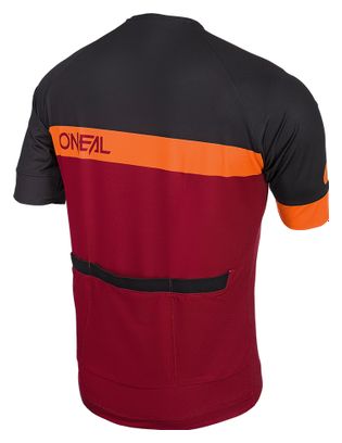 Maillot Manches Courtes O'Neal Aerial Split Rouge / Noir