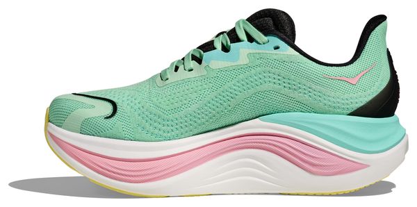 Chaussures Running Hoka Skyward X Vert/Bleu/Rose Femme