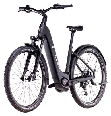 Cube Nuride Hybrid Pro 600 Allroad Easy Entry Bicicletta ibrida elettrica Shimano Cues 10S 600 Wh 29'' Nero 2025