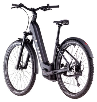 Cube Nuride Hybrid Pro 600 Allroad Easy Entry Bicicletta ibrida elettrica Shimano Cues 10S 600 Wh 29'' Nero 2025
