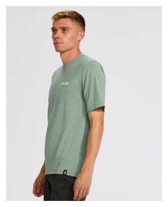 Men's Short Sleeve T-Shirt Le Col ARC Merino Green