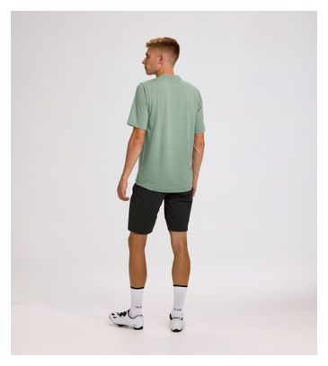 Men's Short Sleeve T-Shirt Le Col ARC Merino Green