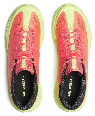 Merrell Agility Peak 5 Geel/Roos Trailschoenen