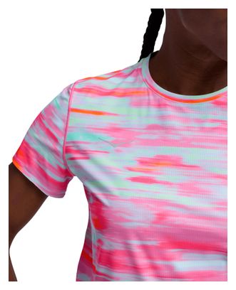 Hoka Airolite 2.0 Kurzarm-Shirt für Damen, rosa