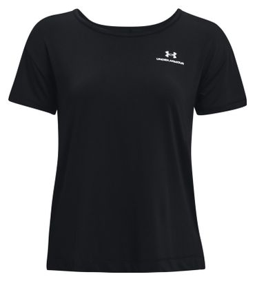 Maillot manches courtes Under Armour Rush Energy Core Noir Femme 