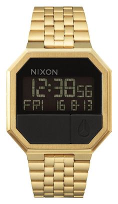 Reloj dorado Re-Run de Nixon