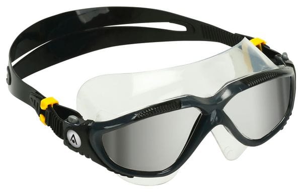 Aquasphere Vista Donkergrijs / Zwart Zwembril - Zilver spiegelglas