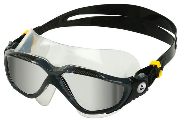 Gafas de Natación Aquasphere Vista Gris Oscuro / Negro - Lente Plata Espejo