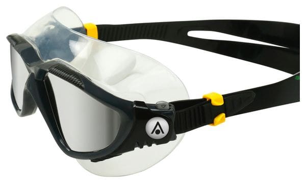 Aquasphere Vista Swim Goggles Dark Gray / Black - Silver Mirror Lens