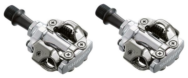 SHIMANO Pedalsatz SPD PD-M540 Silber