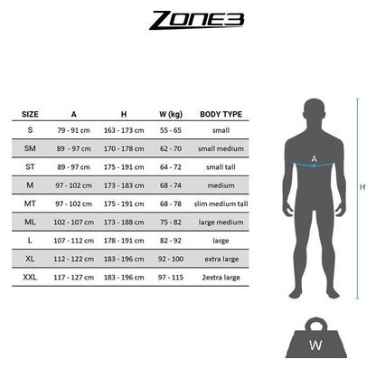 Muta in neoprene Zone3 Agile Triathlon Nero/Argento