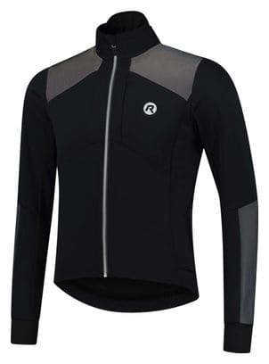 Veste Velo Hiver Rogelli HI VIS - Homme - Noir/Réfléchissant