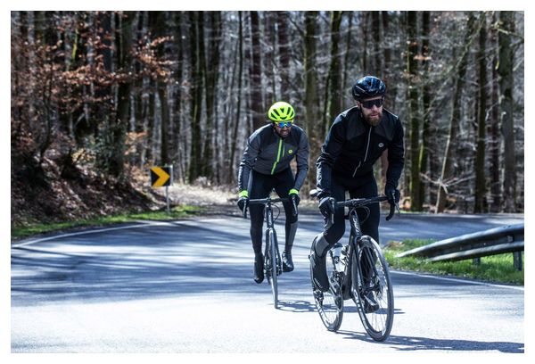 Veste Velo Hiver Rogelli HI VIS - Homme - Noir/Réfléchissant