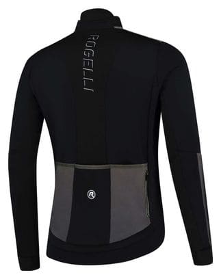 Veste Velo Hiver Rogelli HI VIS - Homme - Noir/Réfléchissant