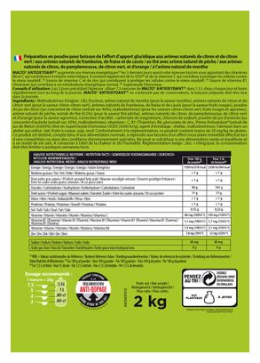 Boisson Énergétique Overstims Malto Antioxydant Thé Pêche 2Kg