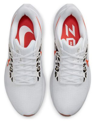 Chaussures de Running Nike Air Zoom Pegasus 39 Femme Blanc Orange