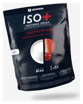Boisson isotonique Decathlon Nutrition Poudre Iso+ Fruits Rouges - 2kg