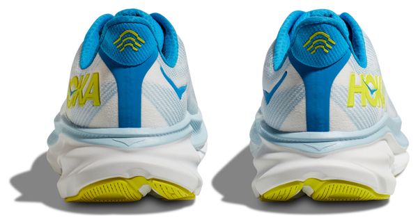 Chaussures de Running Hoka Clifton 9 Large 2E Bleu Jaune
