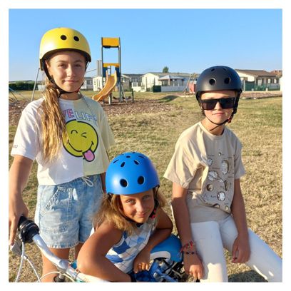 Casque de cyclisme pour enfants - Jaune Mat