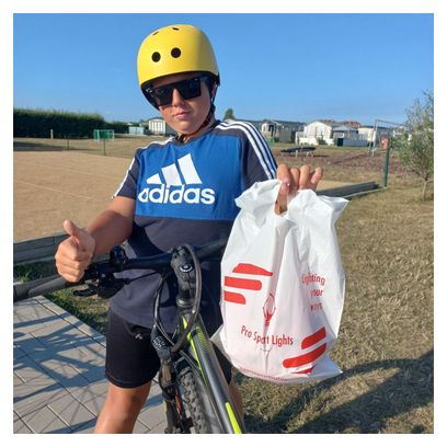 Casque de cyclisme pour enfants - Jaune Mat