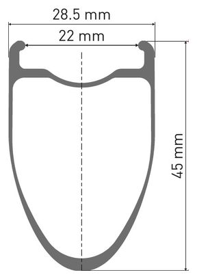 DT Swiss ERC 1400 Dicut DB 45 | 12x100mm | Centerlock front wheel