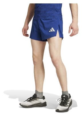 Short splité adidas Performance Team France Bleu Homme