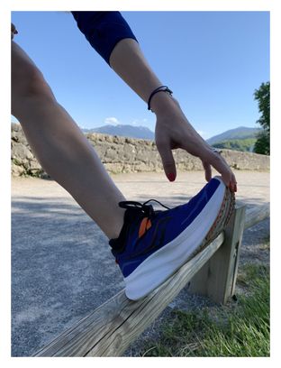 Producto renovado - Zapatillas Saucony Ride 15 Azul Naranja Mujer