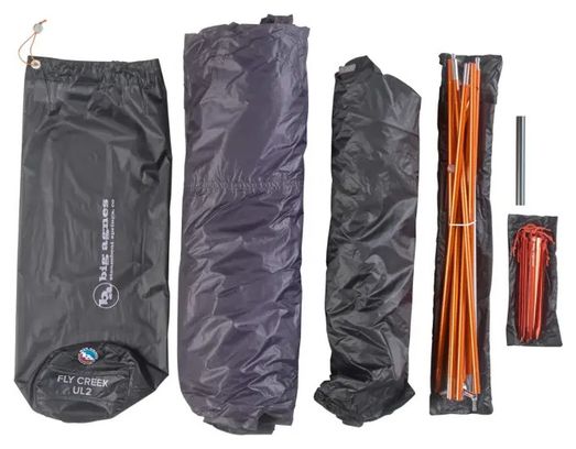 2-Personen-Zelt Big Agnes Fly Creek UL2 Grau