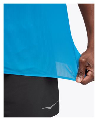 Hoka Airolite Herenblauwe Jersey met korte mouwen