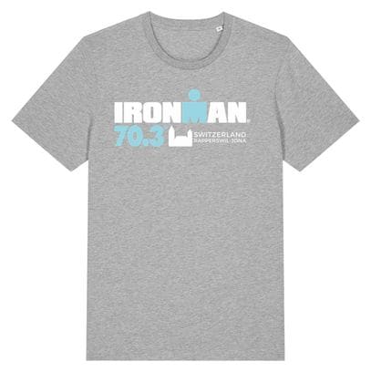 Ironman 70.3 Rapperswil Heren Grijs Korte Mouw T-Shirt