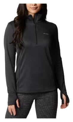 Pile Columbia Park VieGrid Fleece 1/2 Zip nero donna