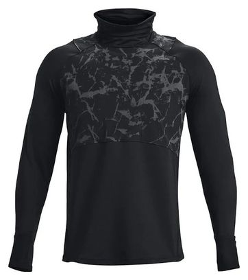 Under Armour OutRun the Cold Funnel Thermo-Oberteil Schwarz
