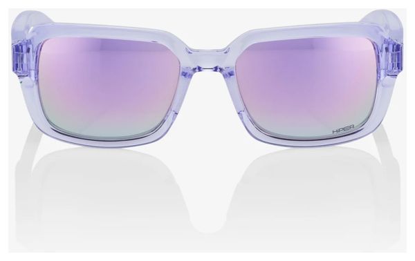 100% Rideley Clear Purple - HiPER Mirror Purple Lenses