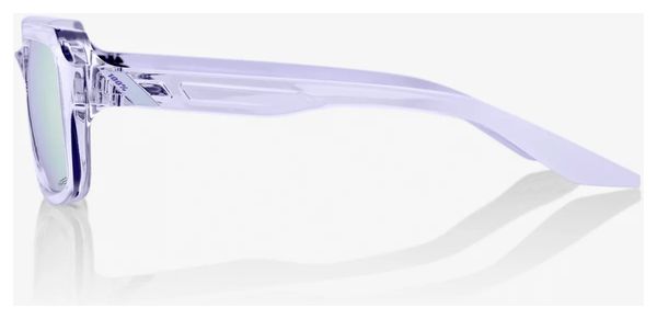 100% Rideley Clear Purple - HiPER Mirror Purple Lenses