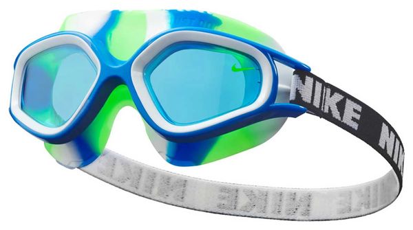 Nike Zwem Expanse Kids Masker Blauw