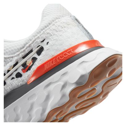 Zapatillas de running Nike React <p><strong>Infinity</strong></p>Run Flyknit 3 Leopard Blanco para mujer