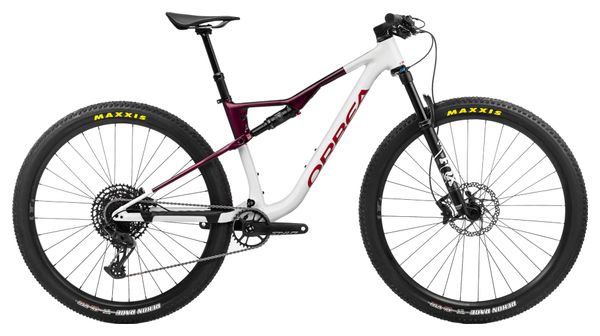 Bicicleta de montaña Orbea Oiz H20 Sram GX Eagle 12V 29'' Todo Suspensión Blanca / Roja 2023