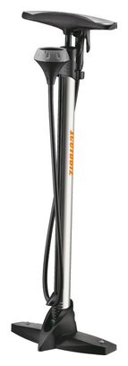 IceToolz Xpert Floor Pump (Max 160 psi / 11 bar) Black / Silver