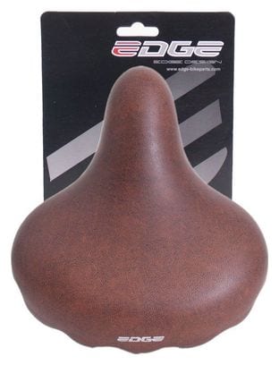 EDGE Selle De Vélo Urban Xl - Mat Brun Foncé