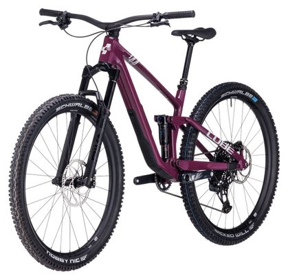 Cube Stereo One44 C:68X SLX Suspensión total MTB Sram GX Eagle AXS 12S 29'' Rosa Vino Tinto 2023