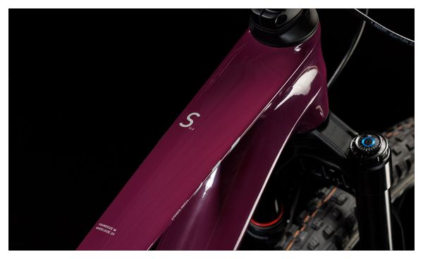 VTT Tout-Suspendu Cube Stereo One44 C:68X SLX Sram GX Eagle AXS 12V 29'' Rose Rouge Wine
