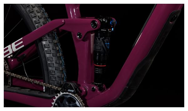 VTT Tout-Suspendu Cube Stereo One44 C:68X SLX Sram GX Eagle AXS 12V 29'' Rose Rouge Wine