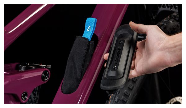 VTT Tout-Suspendu Cube Stereo One44 C:68X SLX Sram GX Eagle AXS 12V 29'' Rose Rouge Wine