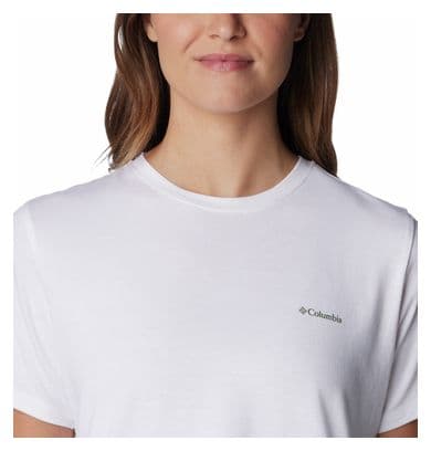 T-Shirt Technique Femme Columbia Sun Trek Blanc