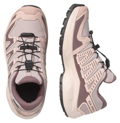 Salomon XA Pro Waterproof Pink Kids' Trail Running Shoes