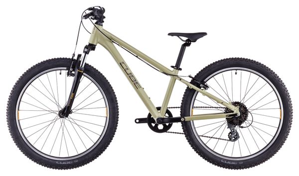 Cube Acid 240 kinder-MTB Shimano 7-speed 24 inch licht olijfgroen 7 - 10 jaar