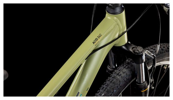 Cube Acid 240 kinder-MTB Shimano 7-speed 24 inch licht olijfgroen 7 - 10 jaar