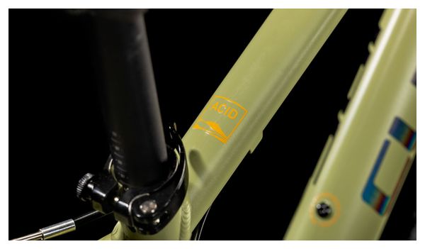 Cube Acid 240 kinder-MTB Shimano 7-speed 24 inch licht olijfgroen 7 - 10 jaar