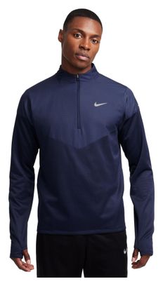 Nike Sphere Blue Uomo 1/2 Zip Thermal Top