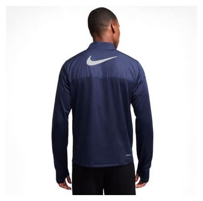 Nike Sphere Blue Uomo 1/2 Zip Thermal Top